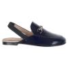 Picture of Panache Girls Sling Back Snaffle Loafer - Navy Blue Patent