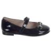 Picture of Panache Girls Snaffle Mary Jane Shoe - Black Patent