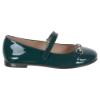 Picture of Panache Girls Snaffle Mary Jane Shoe - Dark Green Patent