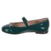Picture of Panache Girls Snaffle Mary Jane Shoe - Dark Green Patent