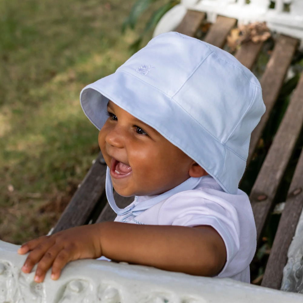 Emile Et Rose Baby Boys Sun Hat - Blue.