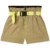 Picture of DKNY Kids Girls Belted Shorts - Green
