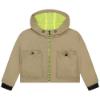 Picture of DKNY Kids Girls Zip Up Logo Jacket - Green