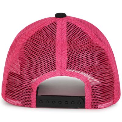 Picture of DKNY Kids Girls Outline Logo Cap - Fuchsia Pink