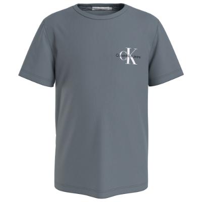 Picture of Calvin Klein Boys Chest Monogram Logo T-shirt - Grey
