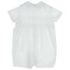 Picture of Sarah Louise Boys Smocked Romper - White