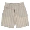 Picture of Sarah Louise Boys 2 Piece Shirt & Striped Bermuda Shorts Set - Cream Beige