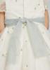 Picture of Abel & Lula Girls Embroidered Tulle Dress - Ivory Green