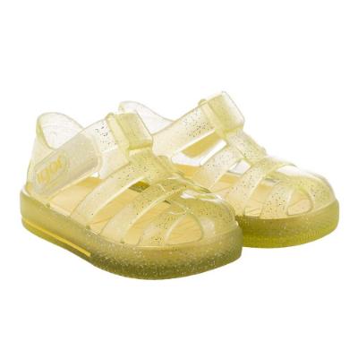 Picture of Igor Star Glitter Jelly Sandal - Cr Yellow