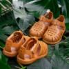Picture of Igor Tobby Solid Colour Jelly Sandal - Caramel 