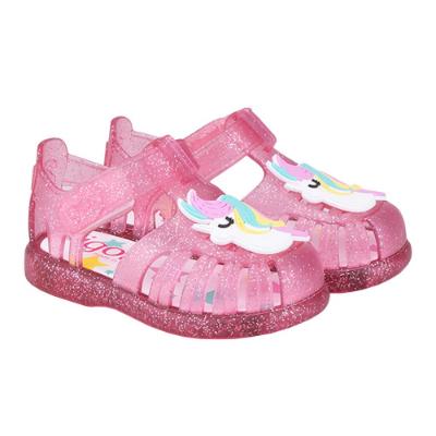 Picture of Igor Tobby Glitter Unicorn Jelly Sandal -Fuschia Pink 