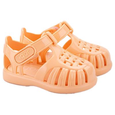 Picture of Igor Tobby Solid Gloss Jelly Sandal - Apricot