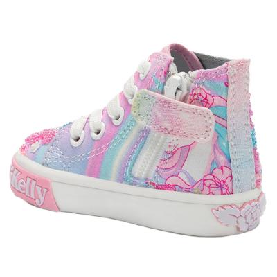 Picture of Lelli Kelly Toddler Beaded Unicorn Boot With Inside Zip - White Fantasia