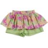 Picture of Daga Girls Lemon Power Applique Top & Skort Set - Lime Pink