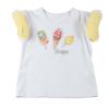 Picture of Daga Girls Frozen Pleasure Top & Tulle Skirted Skort Set - Yellow