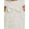 Picture of Abel & Lula Girls Embroidered Organza Dress - White Gold