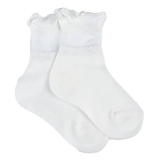 Picture of Abel & Lula Baby Girls Sheer Socks - Ivory 