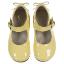 Picture of Panache Baby Girls High Back Bow Shoe - Canary Yellow Patent