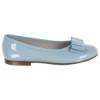 Picture of Panache Girls Ballerina Bow Pump - Pale Blue Patent