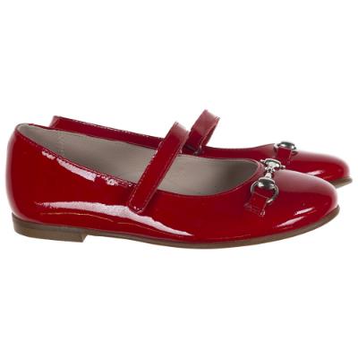 Picture of Panache Girls Snaffle Mary Jane Shoe - Red Patent
