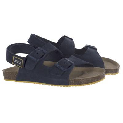 Picture of Mayoral Boys Easy On Suede Leather Sandals - Navy Blue