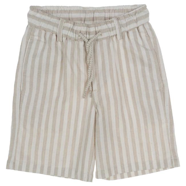 Picture of iDo Boys Smart Stripe Bermuda Shorts - Beige
