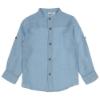 Picture of iDo Boys Smart Adjustable Sleeve Linen Shirt - Blue
