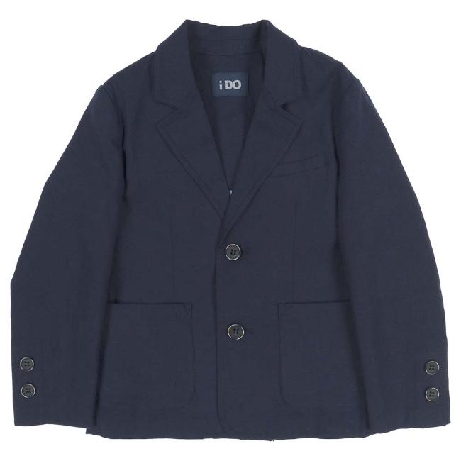 Picture of iDo Boys Smart Linen Jacket - Navy