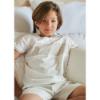 Picture of Rapife Boys  Stripe Panel Top & Stripe Shorts Set - Beige 