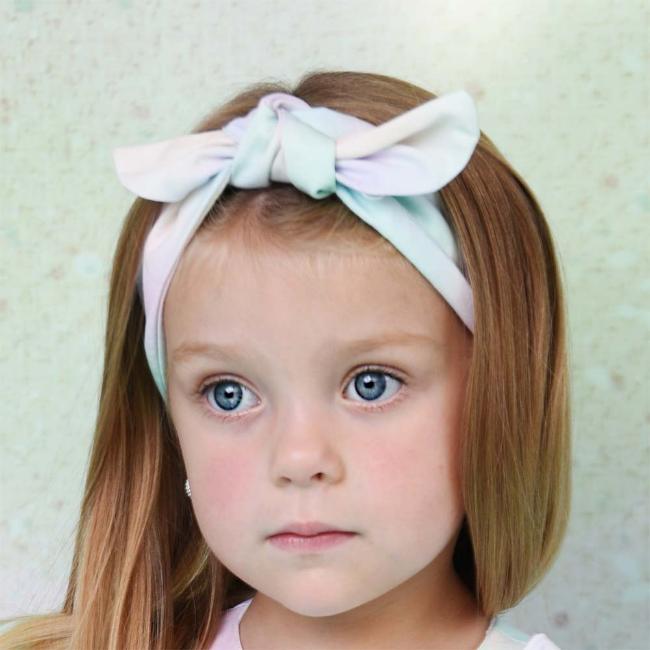 Picture of Rochy Girls Sara Soft Knot Headband - Pastel Multi