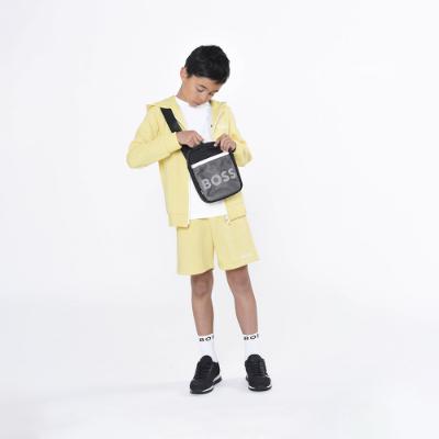 Picture of BOSS Boys Logo Jersey Shorts - Yellow