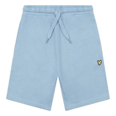 Picture of Lyle & Scott Junior Boys Classic Jersey Sweat Short - Faded Denim