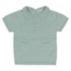 Picture of Wedoble Baby Boy Open Knit Collar Top & Shorts Set - Summer Green 