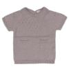 Picture of Wedoble Baby Boy Open Knit Collar Top & Shorts Set - Summer Beige