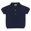 Picture of Wedoble Baby Boy Fine Knit Polo & Shorts Set - Navy Blue 
