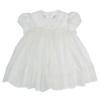 Picture of Sarah Louise Baby Girls Smocked Dress & Bonnet Set - Ivory