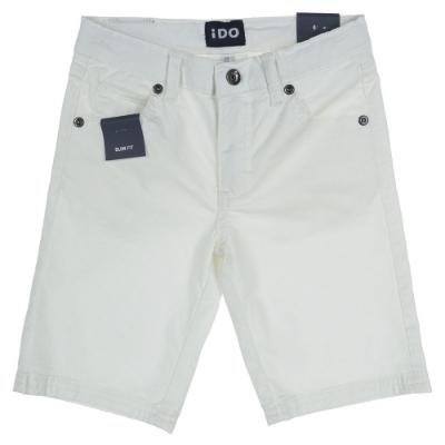 Picture of iDo Boys Slim Fit Chino Shorts - White