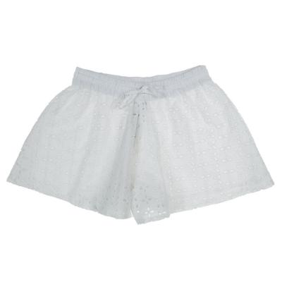 Picture of iDo Girls Broderie Lace Skorts With Front Bow - White 