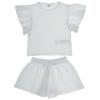 Picture of iDo Junior Girls Broderie Lace Skort & Top Set - White White