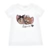 Picture of Monnalisa Girls Crystal Jerry & Cherie T-shirt - White