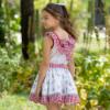 Picture of Abuela Tata Girls Ruffle Top & Seaside Skirt Set  - Red Gingham