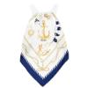 Picture of Monnalisa Girls Foulard Handkerchief Nautical Top - Ivory
