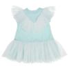 Picture of Daga Girls Dash Of Ceremony Lace Tulle Ruffle Dress - Mint 