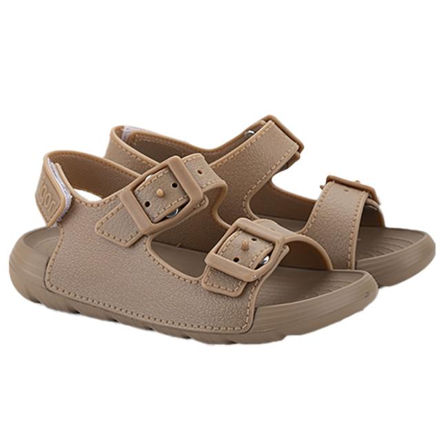 Picture of Igor Maui MC Self Coloured Triple Strap Sandal - Taupe Beige