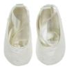 Picture of Sarah Louise Girls Silk Pearl Pram Shoes - Ivory