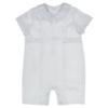 Picture of Sarah Louise Boys Christening Shortie & Hat Set - White