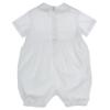 Picture of Sarah Louise Boys Smocked Romper & Hat Set - White