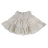 Picture of iDo Girls Seersucker Top & Ruffle Skirt Set - Beige White 
