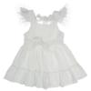 Picture of Jamiks Kids Akali Ruffle Summer Dress  - Ivory