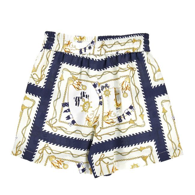 Picture of Monnalisa Girls Nautical Shorts - Ivory